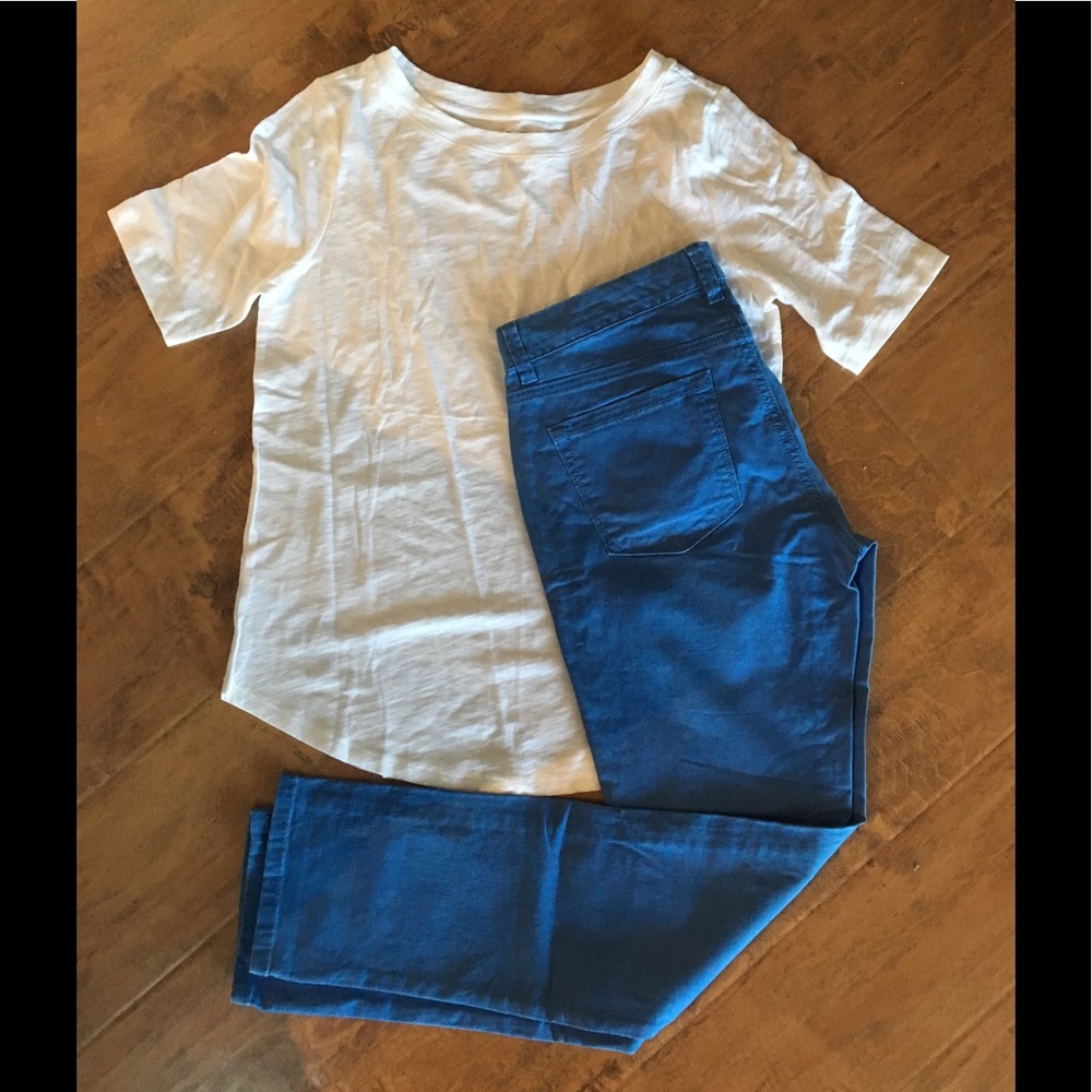 LOFT MODERN STRAIGHT PANTS